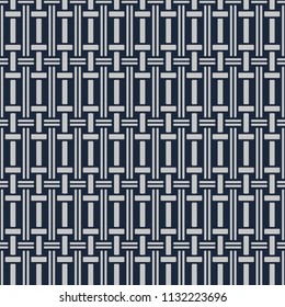 Japanese vintage bamboo crossing pattern