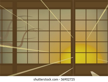 Japanese wall