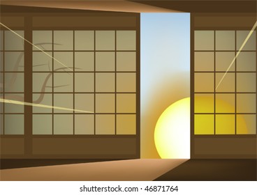 Japanese wall