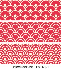 Japanese Wave Seamless Pattern
