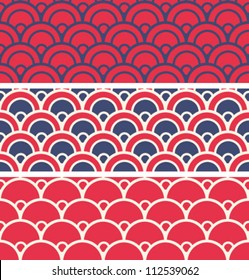 Japanese Wave Seamless Pattern
