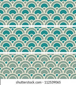 Japanese Wave Seamless Pattern