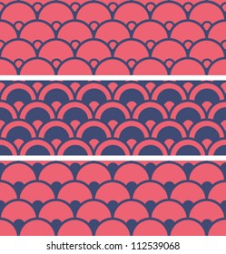 Japanese Wave Seamless Pattern