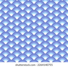 El fondo del patrón japonés es fluido. El elemento de diseño se puede utilizar para fondo de fondo, textura, ilustración vectorial