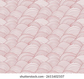 Japanese wave seamless pattern background vector