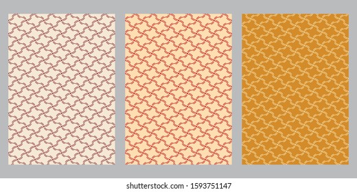 Japanese wave square abstract background