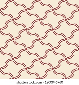 Japanese Wave Square Pattern
