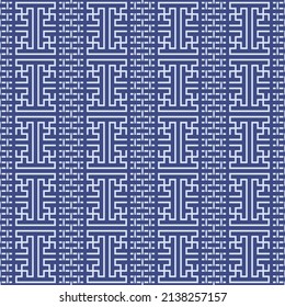Japanisches Weave-Mesh-Vektorgrafik-Muster