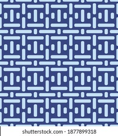 Japanese Weave Vector Seamless Pattern