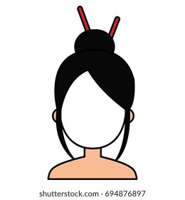japanese woman avatar character