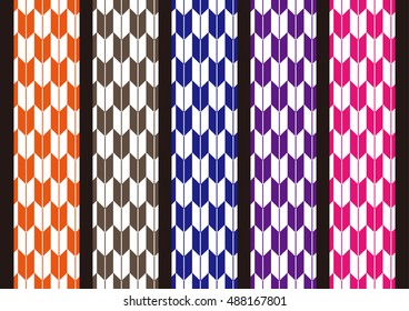 japanese yagasuri pattern collection