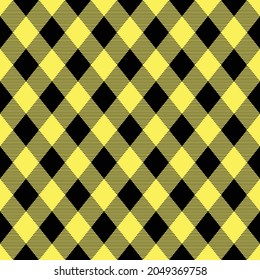 Patrón transparente de vectores de diamantes de color amarillo amarillo japonés