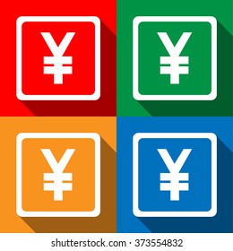 Japanese yen or chinese yuan Vector EPS10, Great for any use