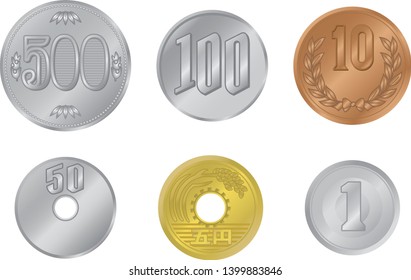 Japanese Yen Vector Illustration Material