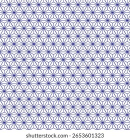 Japonês Zen padrões sem emenda, fundos geométricos, branco e azul, papel digital bonito para o design moderno