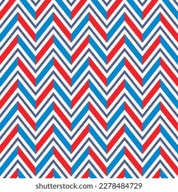 Japanese Zigzag Chevron Line Vector Seamless Pattern
