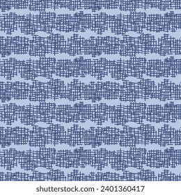 Japanese Zigzag Cross Line Net Vector Seamless Pattern