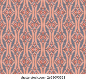Japanese Zigzag Diamond Stripe Vector Seamless Pattern