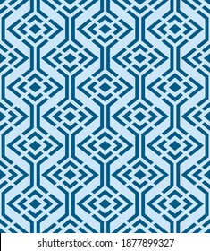Patrón sin inconvenientes del vector de diamantes Zigzag japonés