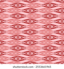 Japanese Zigzag Diamond Vector Seamless Pattern
