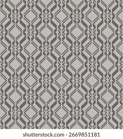 Japanese Zigzag Line Diamond Vector Seamless Pattern