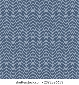 Japanese Zigzag Line Vector Seamless Pattern