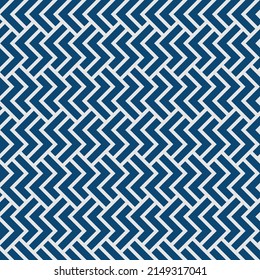 Japanese Zigzag Line Weave Vector Seamless Pattern