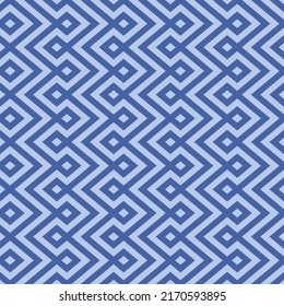 Japanese Zigzag Motif Vector Seamless Pattern