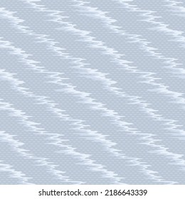 Japanese Zigzag Ocean Wave Vector Seamless Pattern