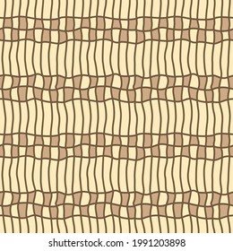 Japanese Zigzag Plaid Vector Seamless Pattern