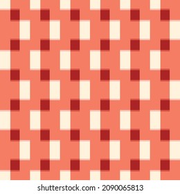 Japanese Zigzag Rectangle Vector Seamless Pattern