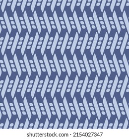 Japanese Zigzag Stripe Vector Seamless Pattern