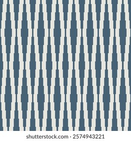 Japanese Zigzag Stripe Vector Seamless Pattern