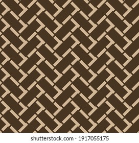 Japanese Zigzag Weave Vector Seamless Pattern