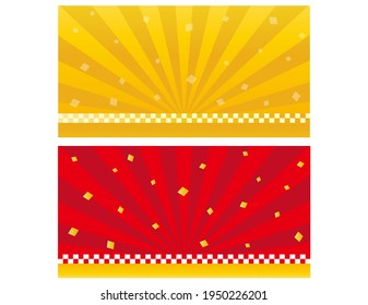 Japanese-style background of radiation. Japanese pattern. New Year.