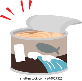 Japanese-style canned mackerel