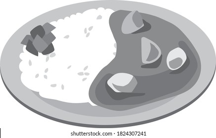 Japanese-style curry rice (vegetable curry)