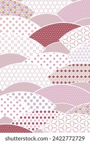 Japanese-Style Fan Spring Japanese Pattern Background