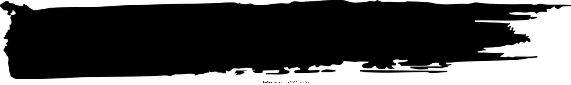 Japanese-style material: Dynamic line illustration set drawn with a brush, vector