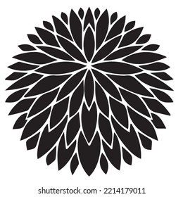 japanesse clan kamon crest symbol. japanese ancient family stamp symbol. A symbol used to decorate and identify people in family. the icon is isolated on white background