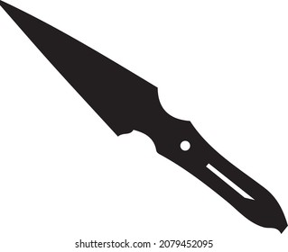 Japanesse Throwing Knife Kunai Vector