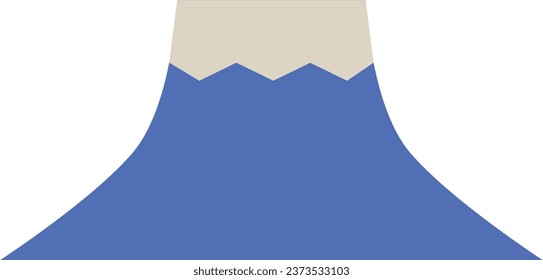 Japan's highest peak, Mt. Fuji Colored