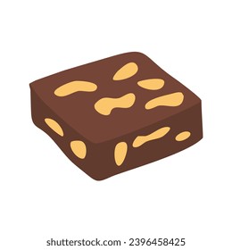 Japense food, chestnut yokan illustration