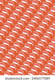 japonese food, Sushi pattern for design or background