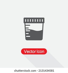 Jar for analysis Icon Vector Illustration Eps10