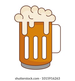 jar beer fresh icon vector illustration design