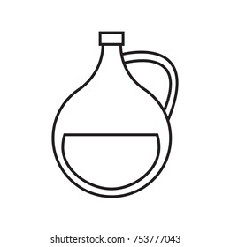 jar of beer icon outline