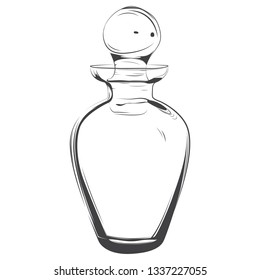 
jar bottle glass bottle drawing