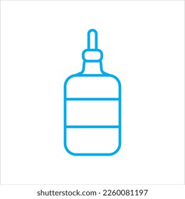 jar for care products icon, vector, illustration, symbol