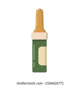 jar with cold drops for medical healthcare design